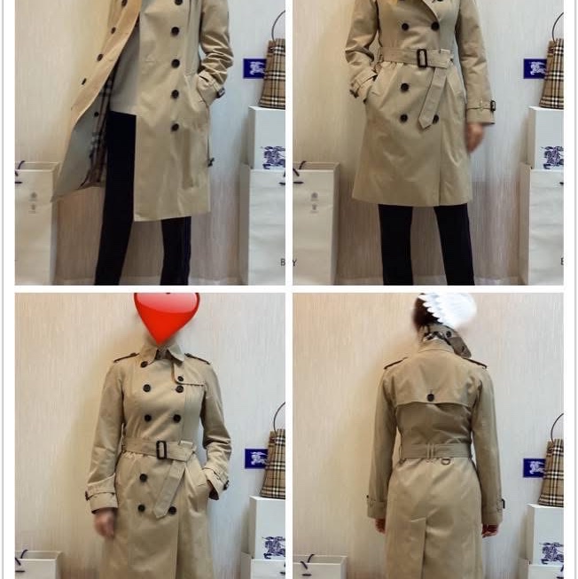 BURBERRY英國蜜色兩件式風衣UK6-2