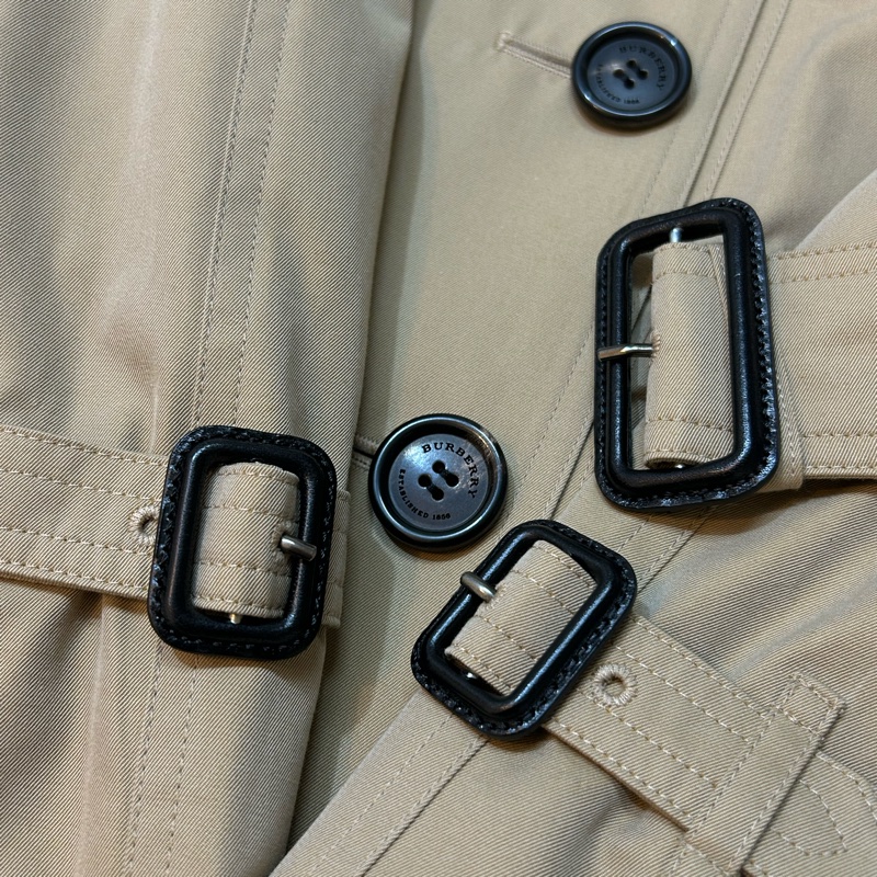 BURBERRY英國蜜色兩件式風衣UK6-5