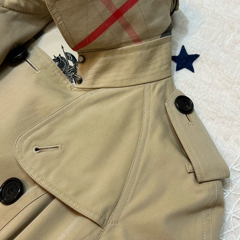 BURBERRY英國蜜色兩件式風衣UK6-8