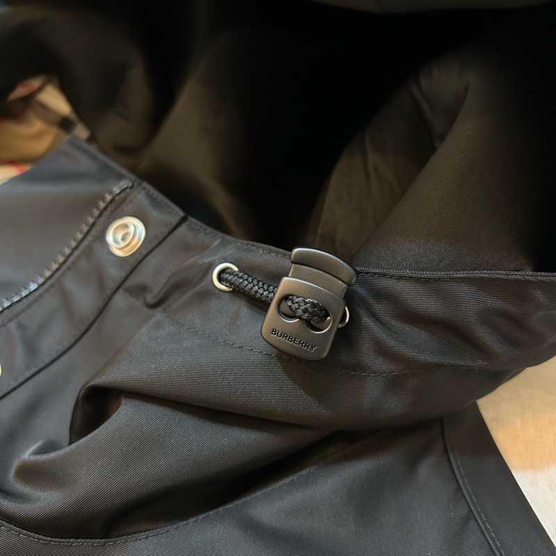 BURBERRY英國黑色連帽風衣UK4-9