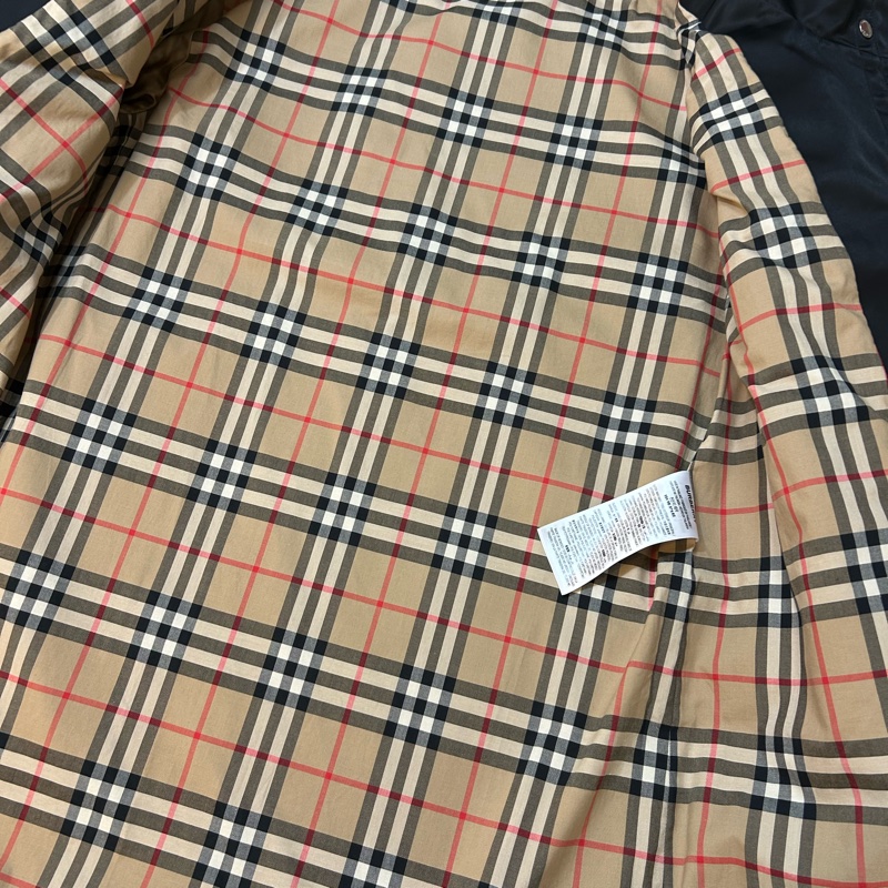 BURBERRY英國黑色連帽風衣UK4-11