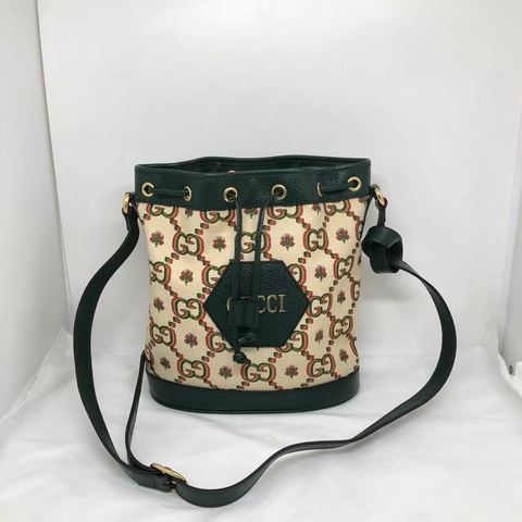 二手Gucci 100週年限定款水桶包