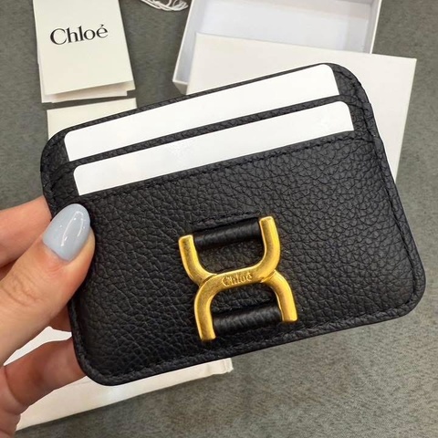 全新正品 Chloe 經典卡夾 黑色