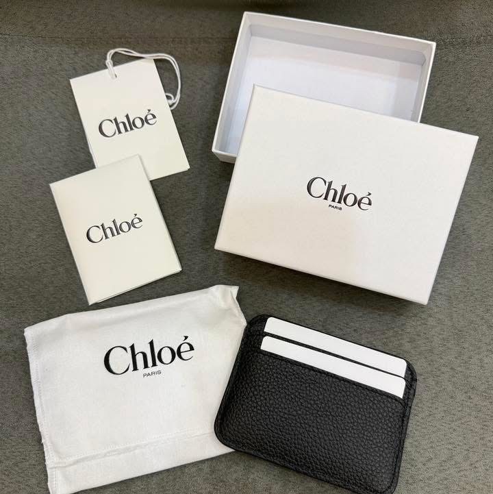 全新正品 Chloe 經典卡夾 黑色-6