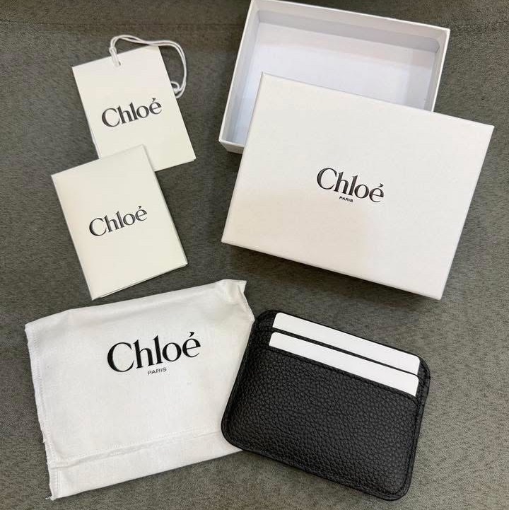 全新正品 Chloe 經典卡夾 黑色-2