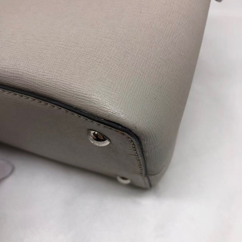 二手Fendi 2Jours灰色拼紫色怪獸印，配件肩帶-14