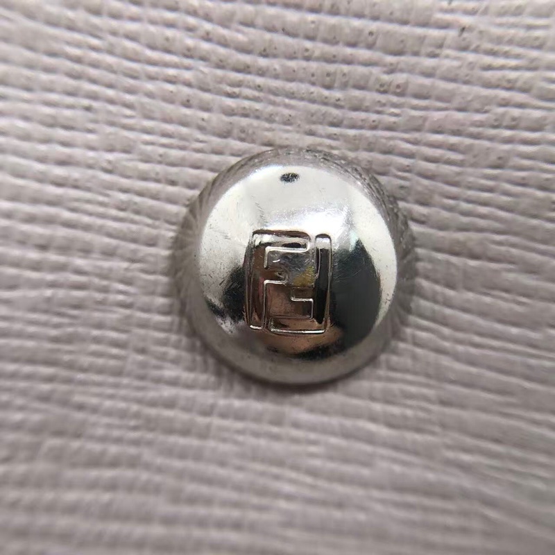 二手Fendi 2Jours灰色拼紫色怪獸印，配件肩帶-19