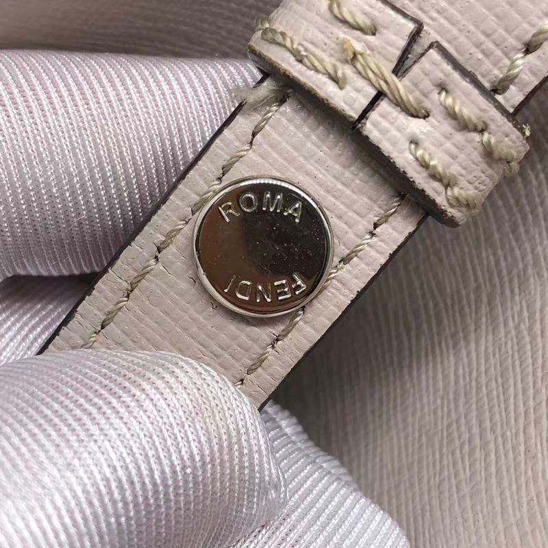 二手Fendi 2Jours灰色拼紫色怪獸印，配件肩帶-28