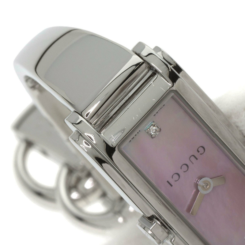 Gucci 109 G-Line 2P 鑲鑽不鏽鋼女錶-14