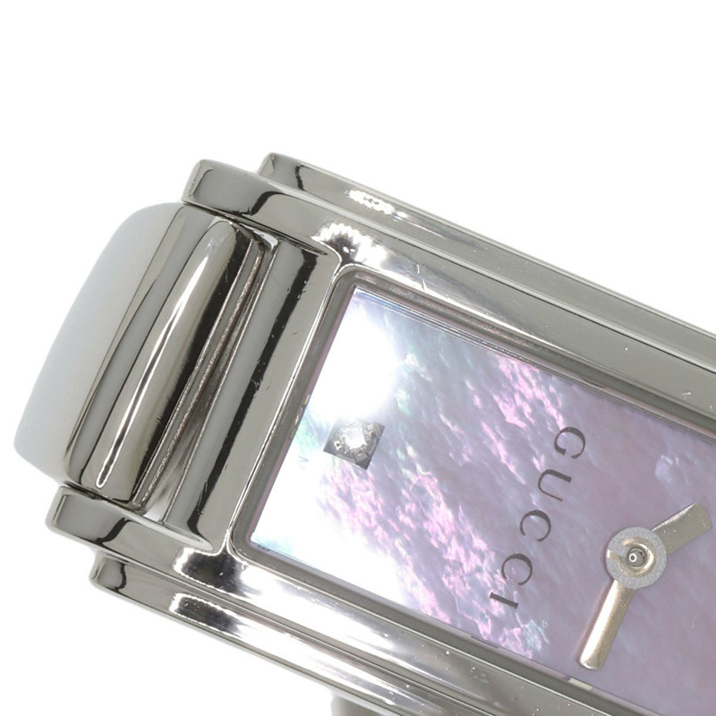 Gucci 109 G-Line 2P 鑲鑽不鏽鋼女錶-19