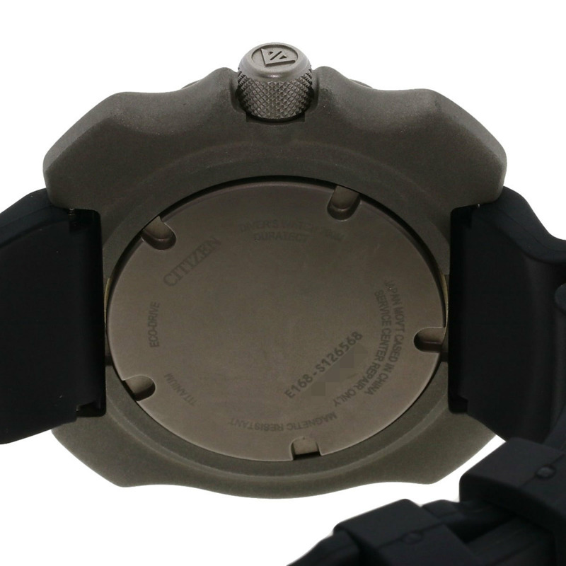 西鐵城 BN0220-16E Promaster Marine 男士鈦金屬橡膠腕錶-6