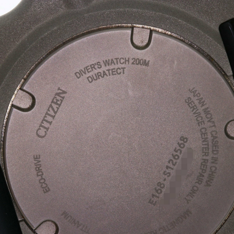 西鐵城 BN0220-16E Promaster Marine 男士鈦金屬橡膠腕錶-12