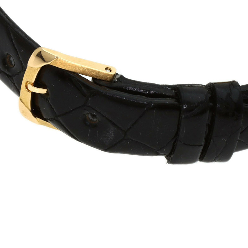 精工 1271-5000 Credor 女士腕錶，18K 黃金錶殼，皮革錶帶-7