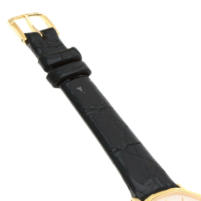 精工 1271-5000 Credor 女士腕錶，18K 黃金錶殼，皮革錶帶-8