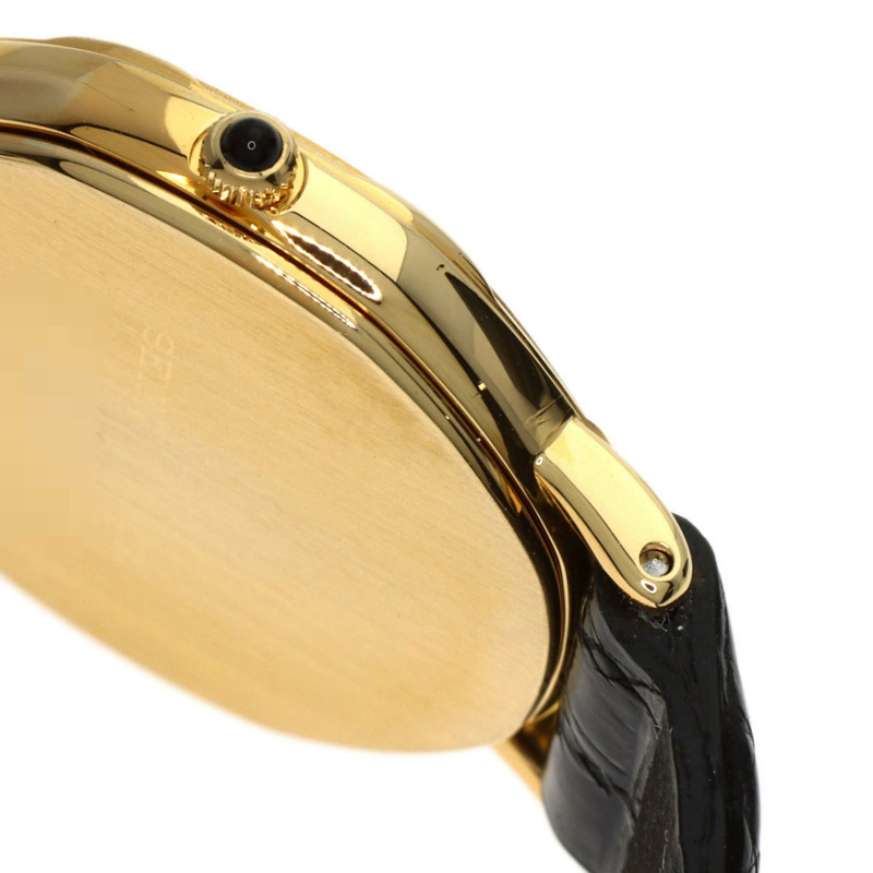 精工 1271-5000 Credor 女士腕錶，18K 黃金錶殼，皮革錶帶-14