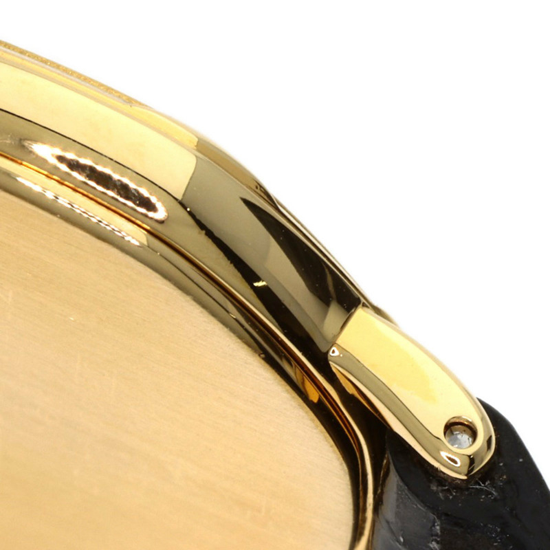 精工 1271-5000 Credor 女士腕錶，18K 黃金錶殼，皮革錶帶-16