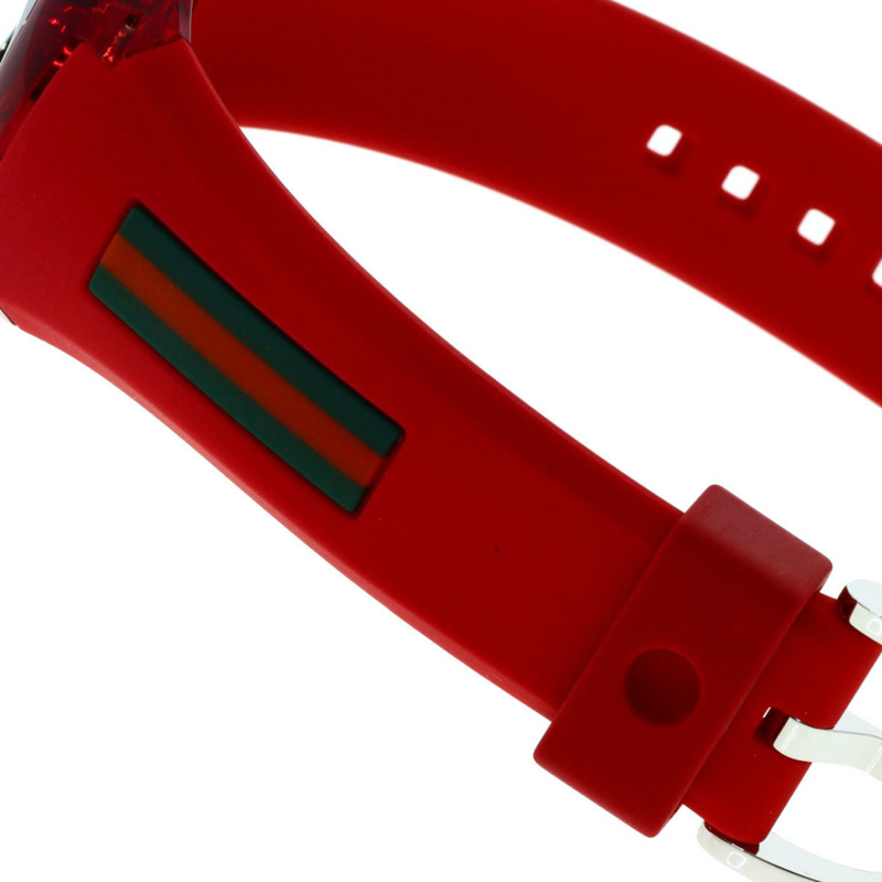 Gucci YA137.3 SYNC 女士腕錶,不鏽鋼和橡膠材質-11