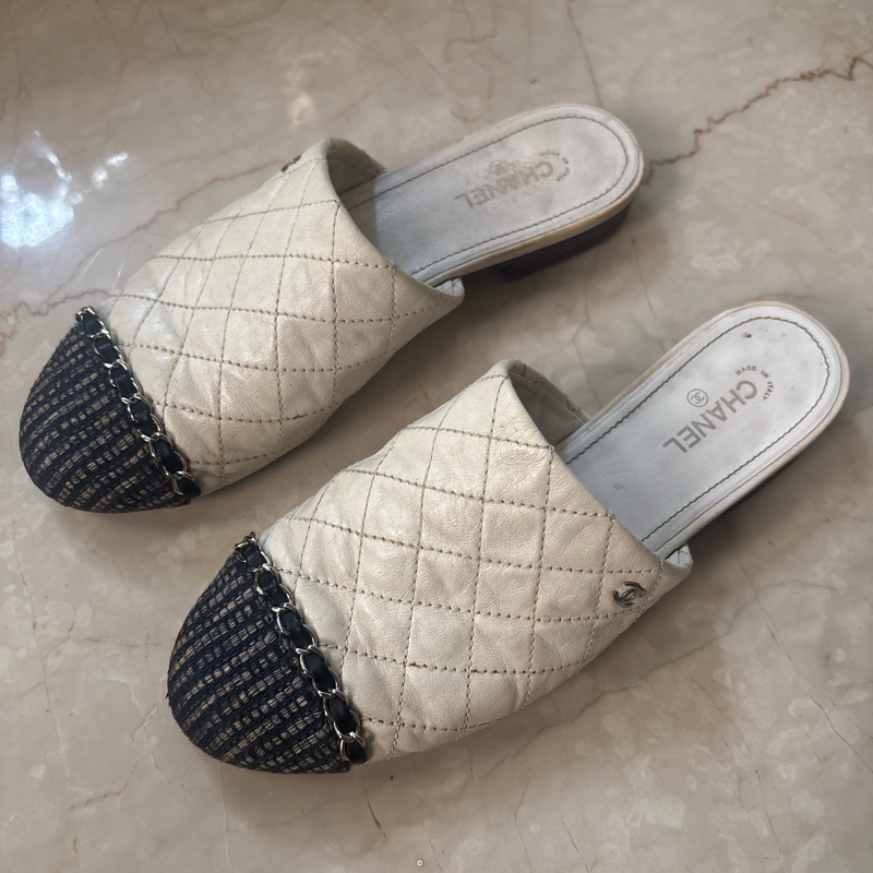 Chanel 38.5拖鞋-0