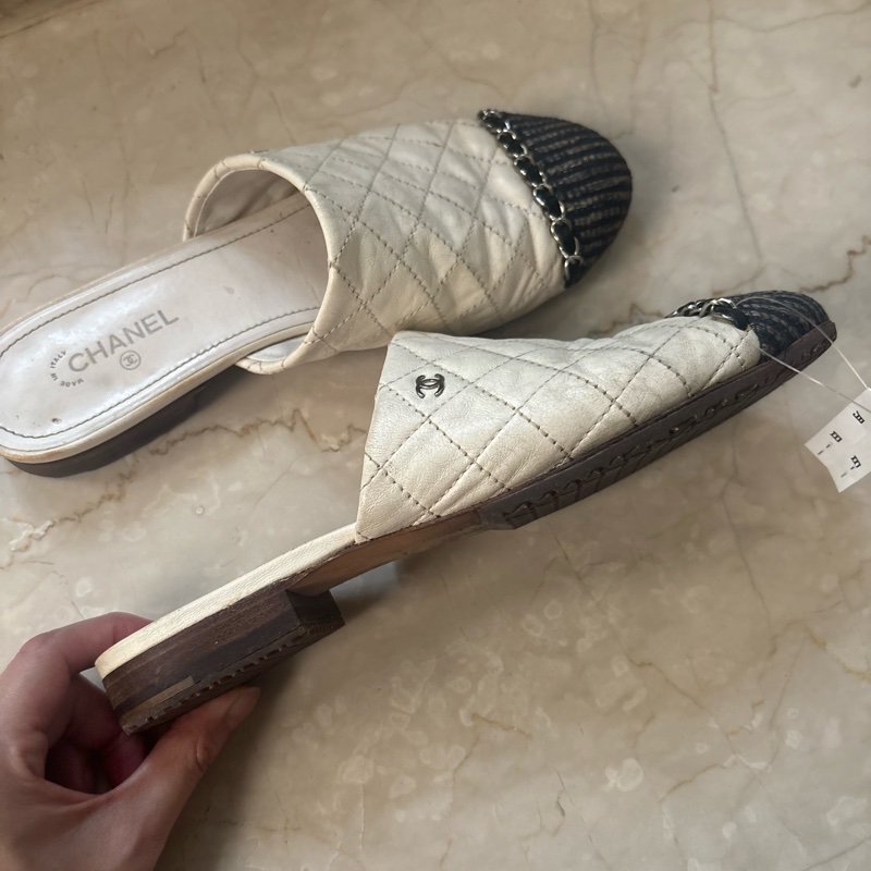 Chanel 38.5拖鞋-3