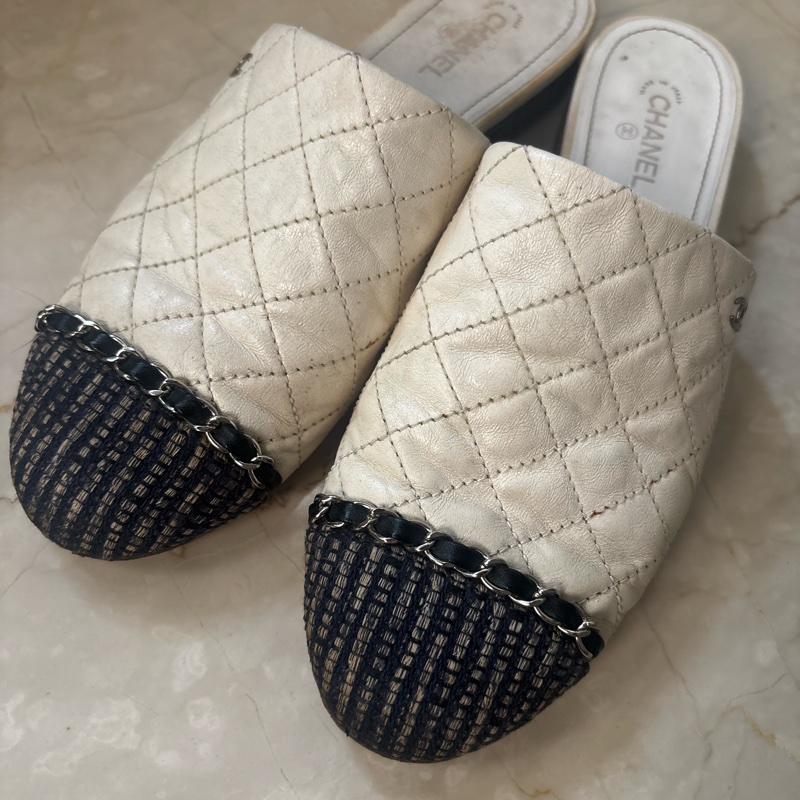 Chanel 38.5拖鞋-5