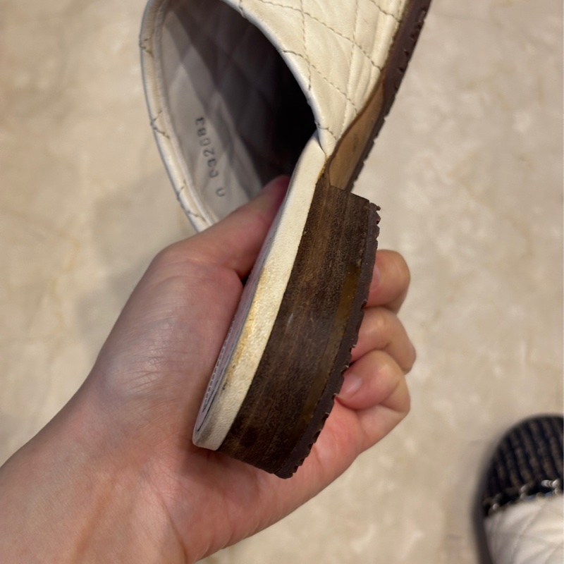 Chanel 38.5拖鞋-38