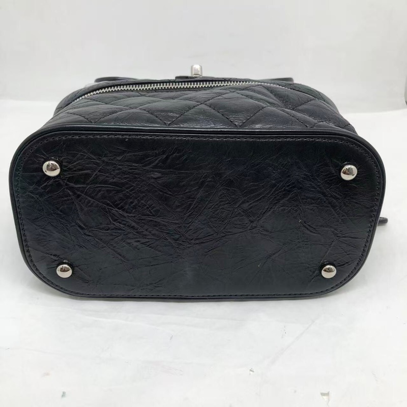 二手Chanel香奈兒牛皮拼pvc果凍鏈條單肩包，配件身份卡-4