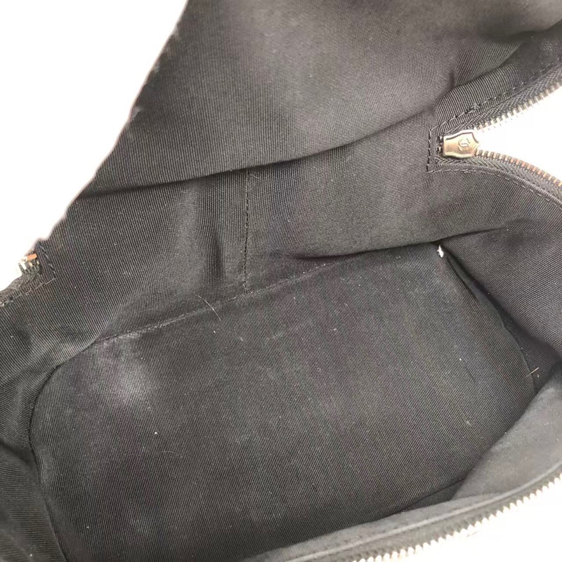 二手Chanel香奈兒牛皮拼pvc果凍鏈條單肩包，配件身份卡-7