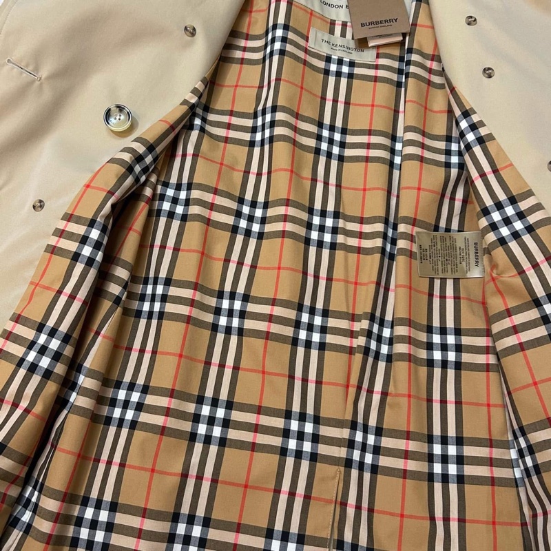 BURBERRY英國肯辛頓蜜色風衣UK2-10