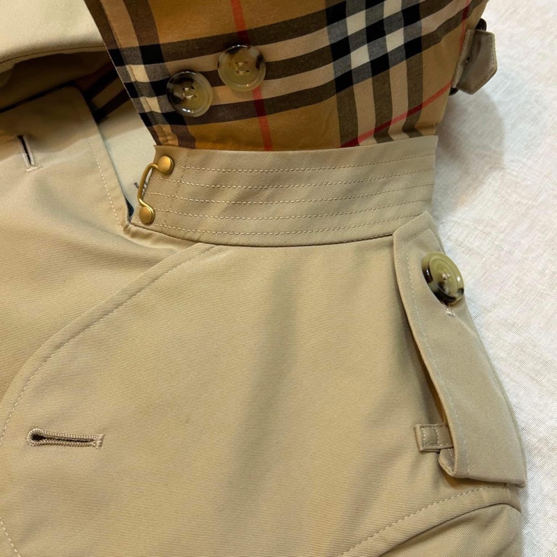 BURBERRY英國肯辛頓蜜色風衣UK2-8