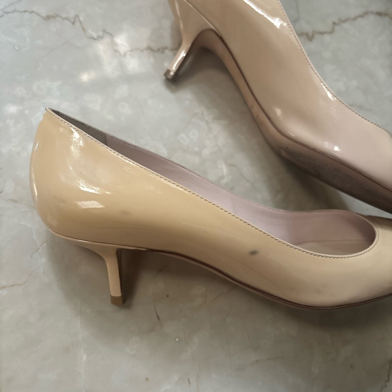 Dior 粉膚色37.5跟鞋-4