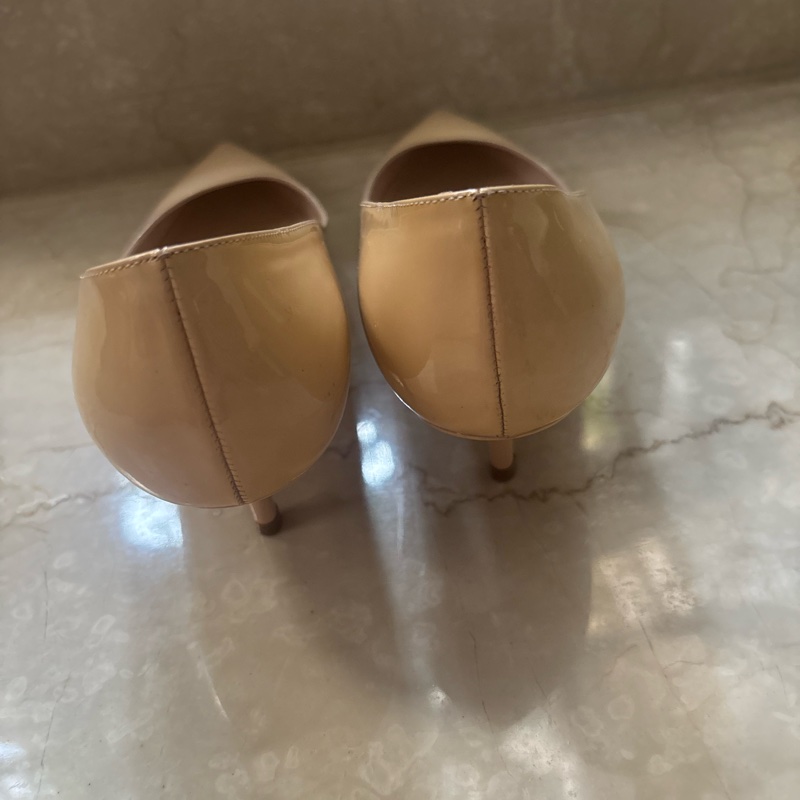 Dior 粉膚色37.5跟鞋-6