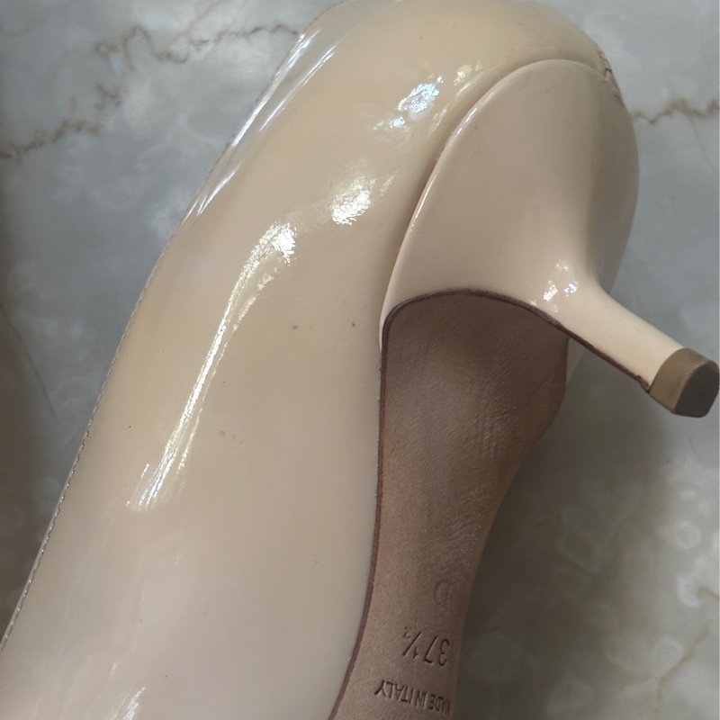 Dior 粉膚色37.5跟鞋-11