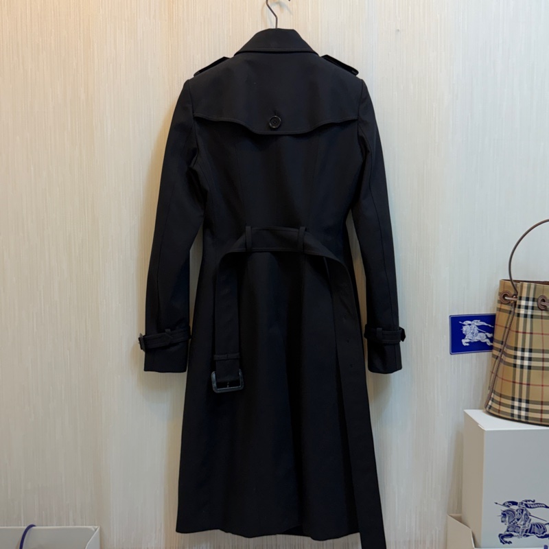 BURBERRY英國PRORSUM黑色風衣38-3