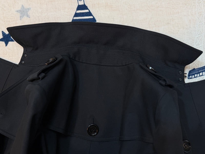 BURBERRY英國PRORSUM黑色風衣38-9