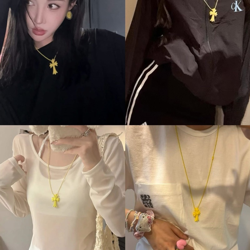 Chrome Hearts Silicone 胿膠項鍊 黃色-1