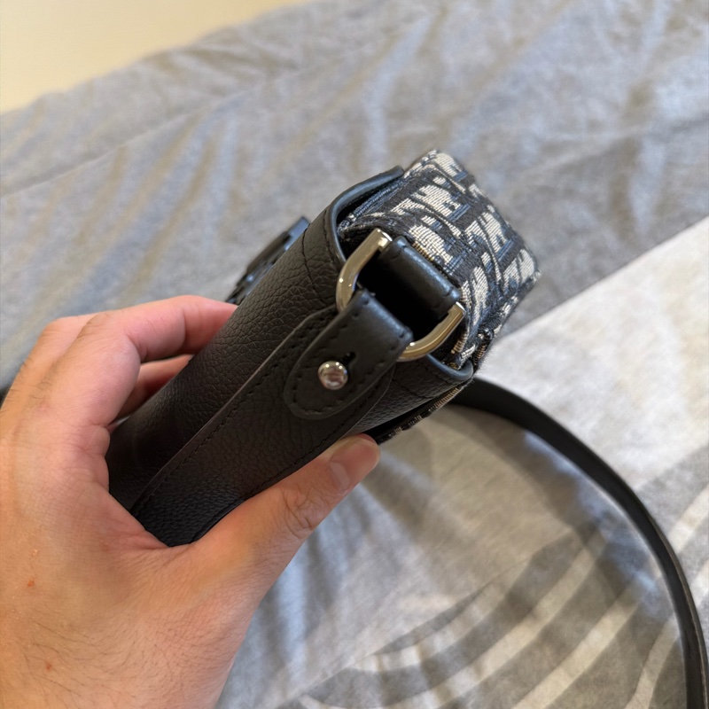 Dior Saddle 迷你翻蓋郵差包-10