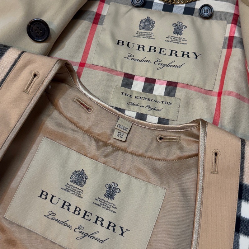 BURBERRY英國蜜色兩件式風衣UK6-11