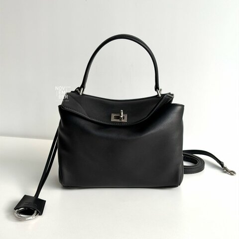 99新🆕 Balenciaga 巴黎世家 Rodeo 黑色銀釦 XS號