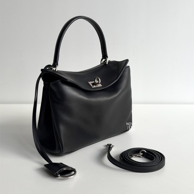 99新🆕 Balenciaga 巴黎世家 Rodeo 黑色銀釦 XS號-1