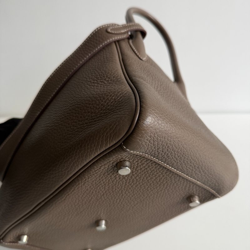 99新🆕 Hermès 愛馬仕 Lindy26大象灰銀釦-8