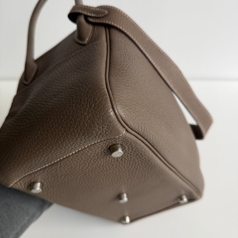 99新🆕 Hermès 愛馬仕 Lindy26大象灰銀釦-10