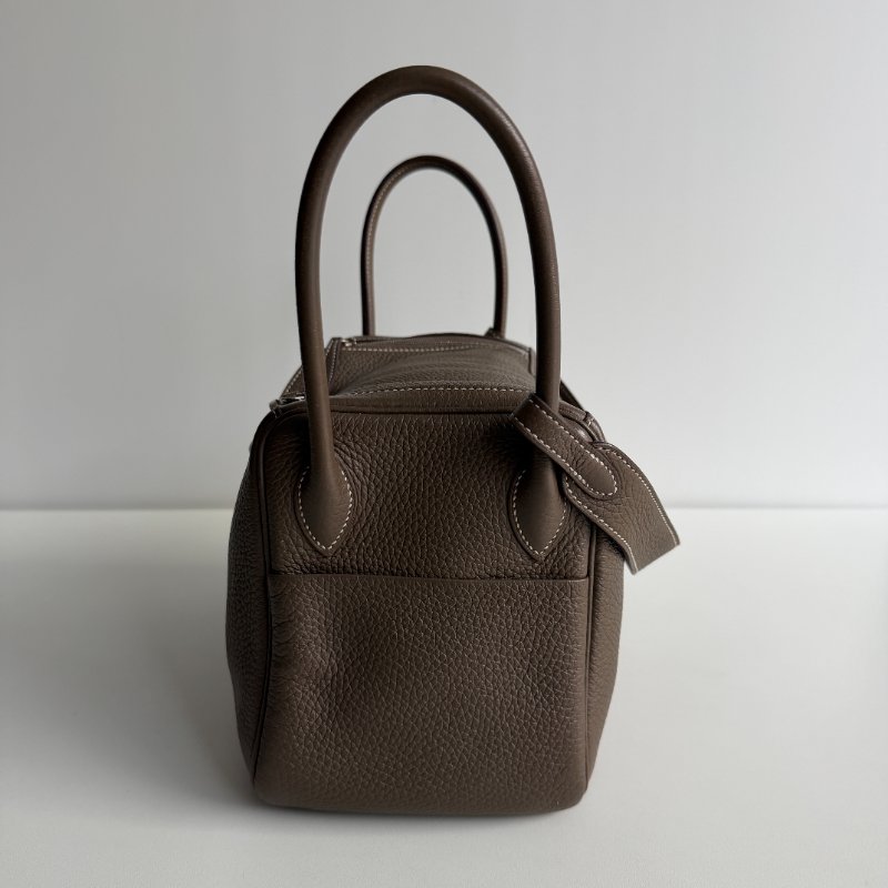 99新🆕 Hermès 愛馬仕 Lindy26大象灰銀釦-13