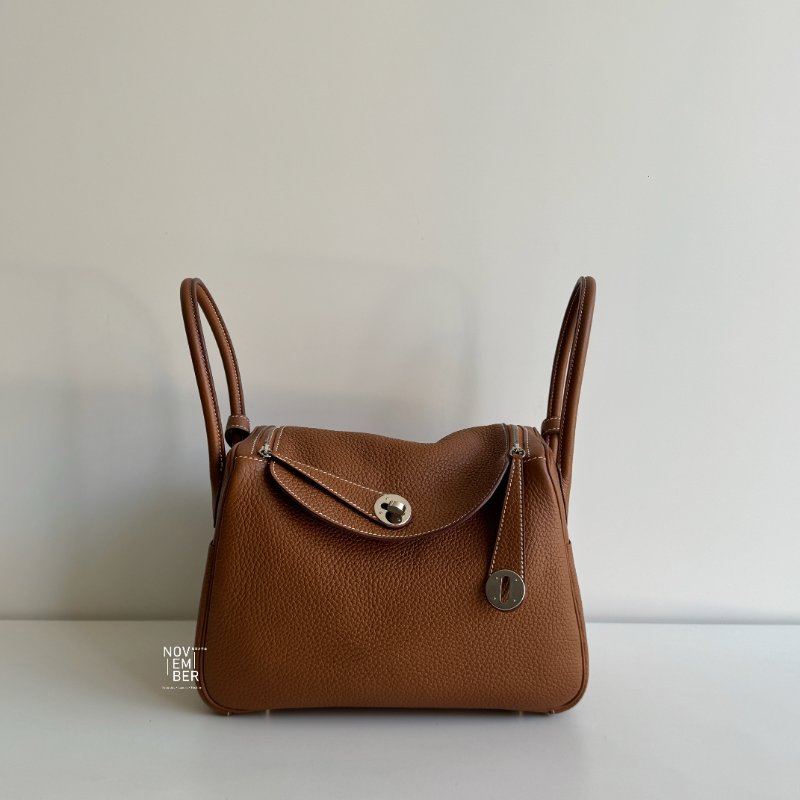 閒置新✨ 全配有購證🙌🏻 Hermès 愛馬仕 Lindy26金棕銀釦-0