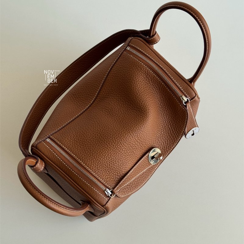 閒置新✨ 全配有購證🙌🏻 Hermès 愛馬仕 Lindy26金棕銀釦-2