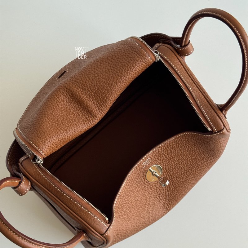 閒置新✨ 全配有購證🙌🏻 Hermès 愛馬仕 Lindy26金棕銀釦-3