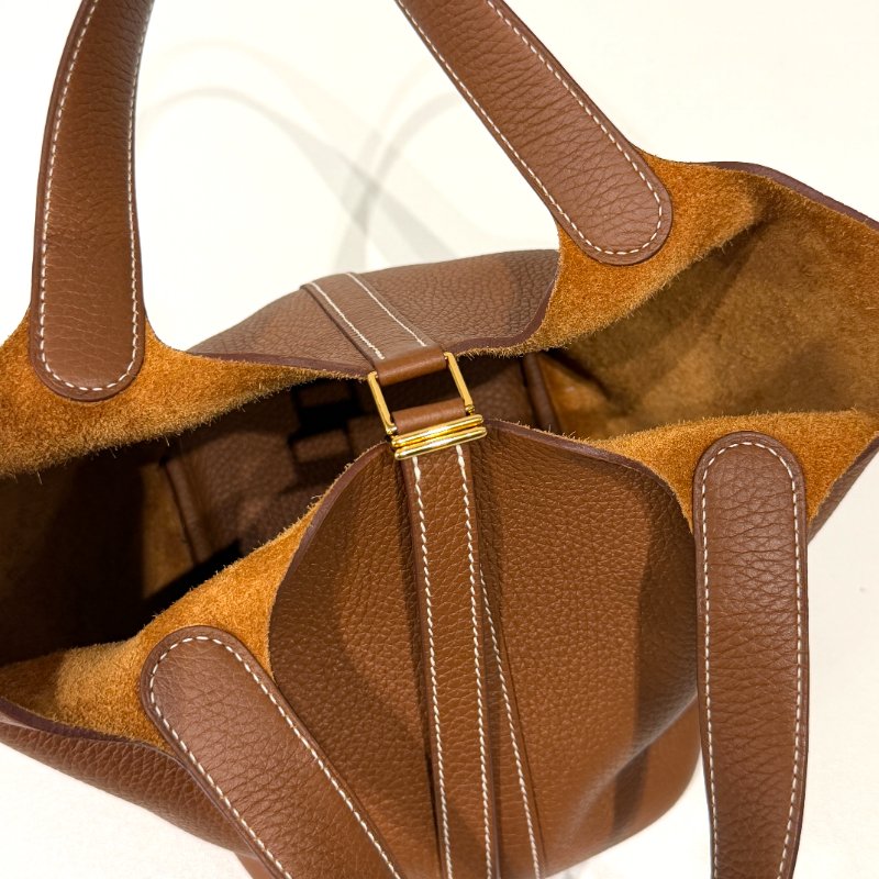 99新🆕 Hermès 愛馬仕 Picotin18 金棕金釦-8