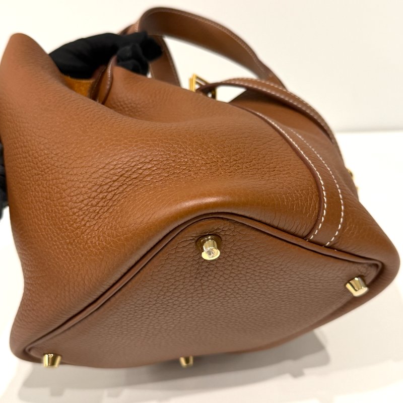 99新🆕 Hermès 愛馬仕 Picotin18 金棕金釦-11
