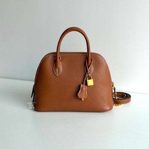 99新🆕 全配有購證🙌🏻 Hermès 愛馬仕 Bolide25 金棕金釦