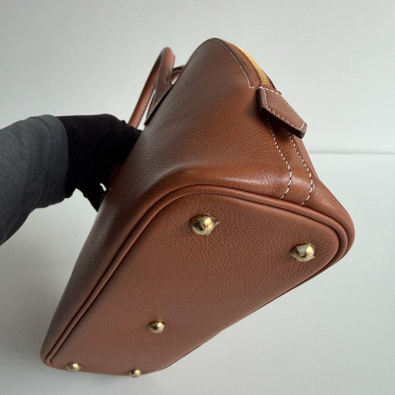 99新🆕 全配有購證🙌🏻 Hermès 愛馬仕 Bolide25 金棕金釦-9