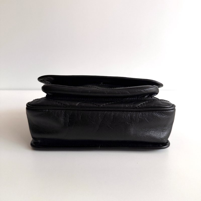 99新🆕 Saint Laurent YSL 聖羅蘭 Nikki Baby 黑色銀鏈-9